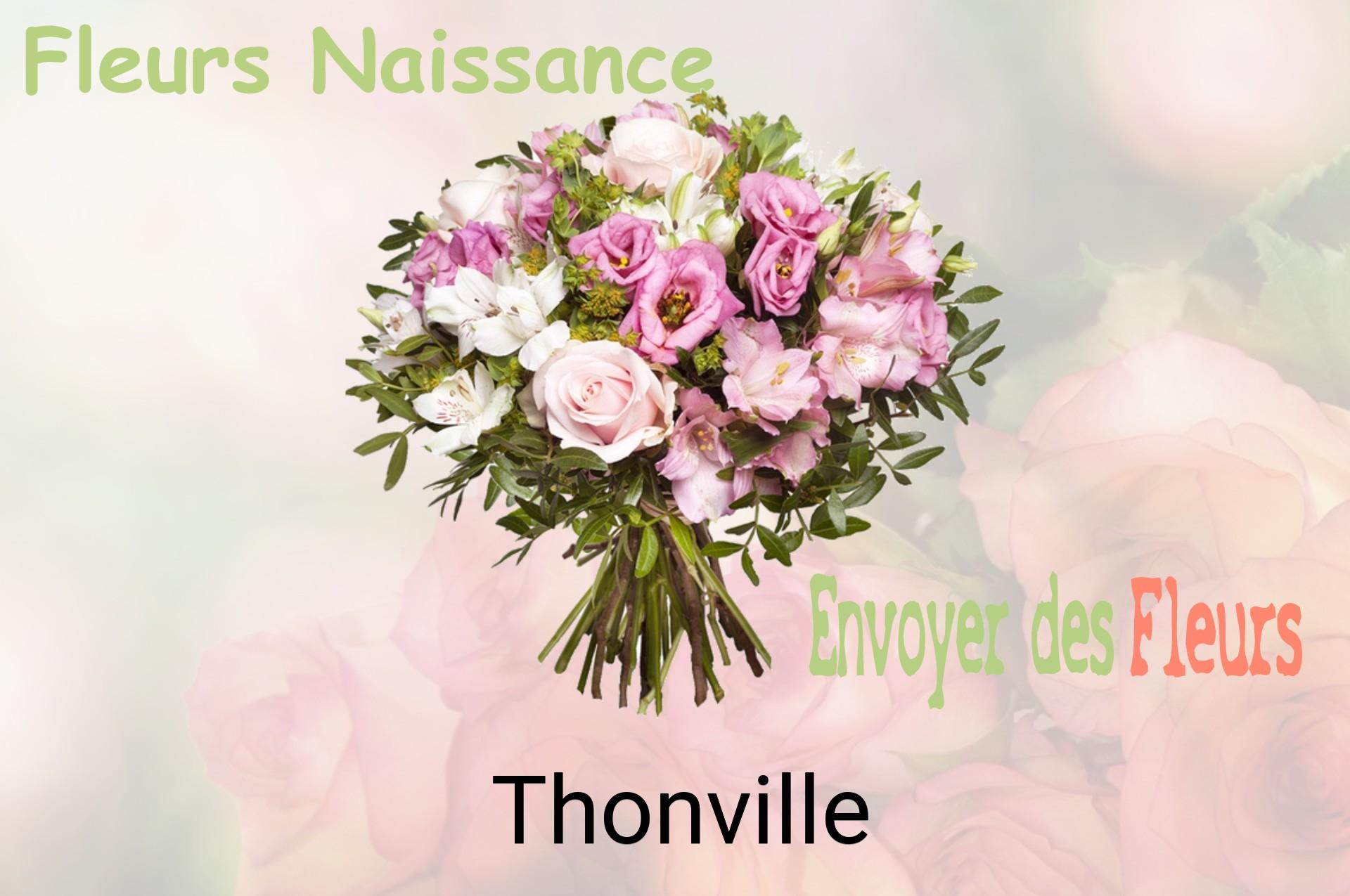 Bouquet de fleurs de naissance livré à Thonville